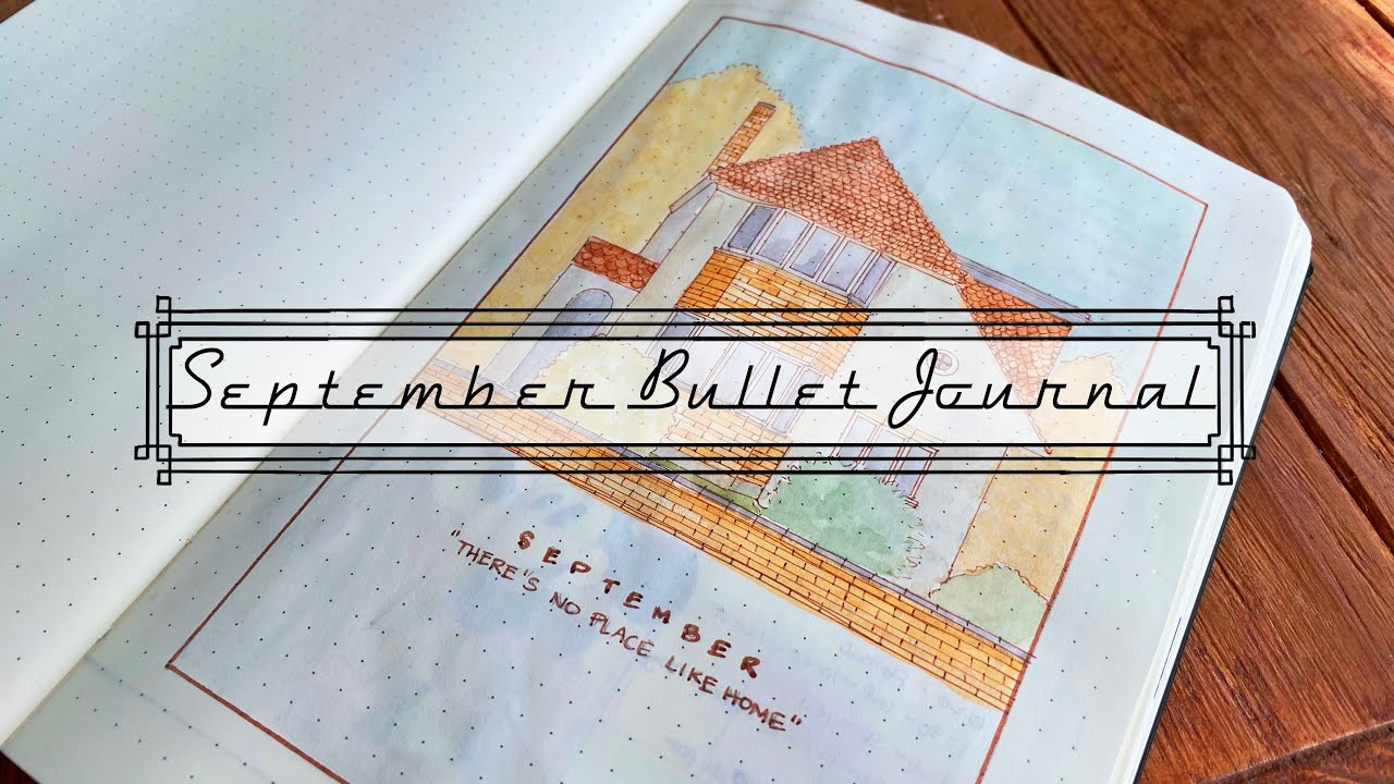 ПОСЛЕ ПЕРА | Сентябрь 2025 Bullet Journal — тема 1930-х годов