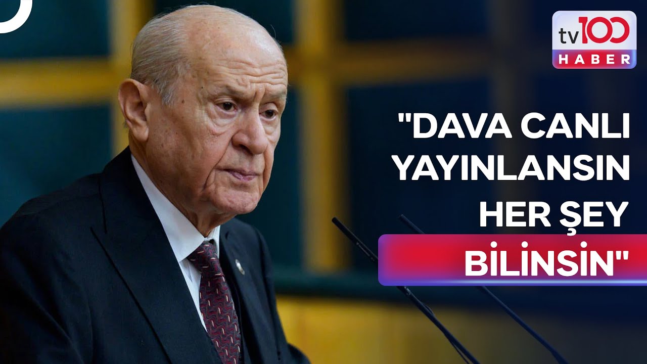MHP Lideri Devlet Bahçeli'den ''Canlı Yayın'' Çıkışı | tv100 Haber