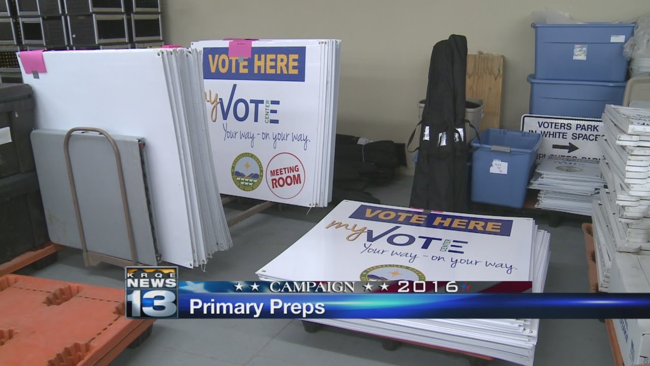 Primary election preparation picking up