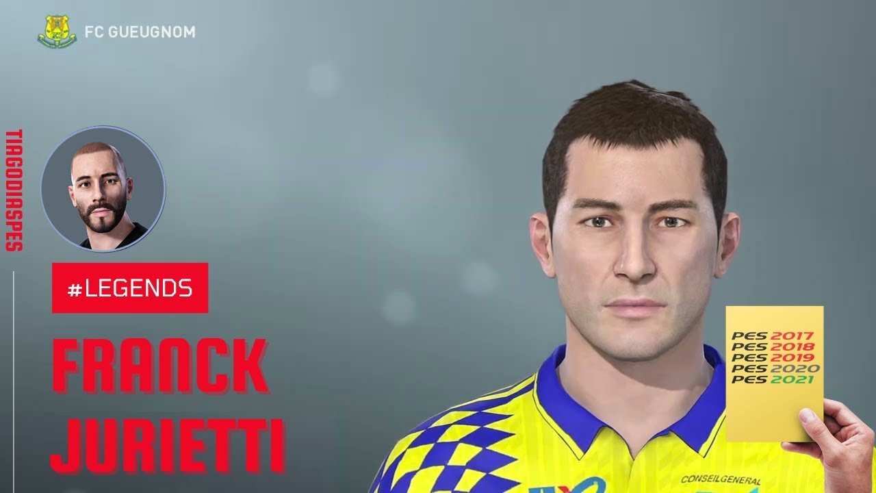 Franck Jurietti @TiagoDiasPES (Gueugnon, Bordeaux) Face + Stats | PES 2019 | 🍻 (Paypal Dono)