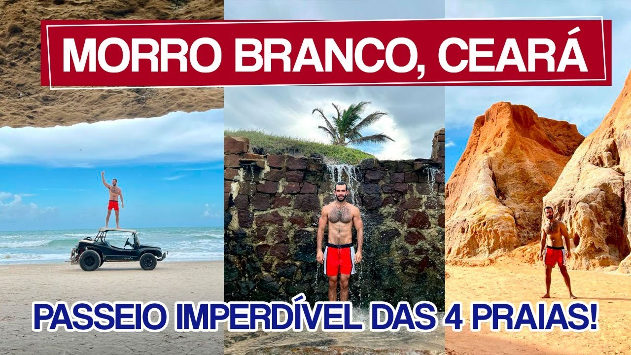 Morro Branco e Praia das Fontes | Beberibe, Ceará | Passeio de Buggy Por 4 Praias Imperdíveis!