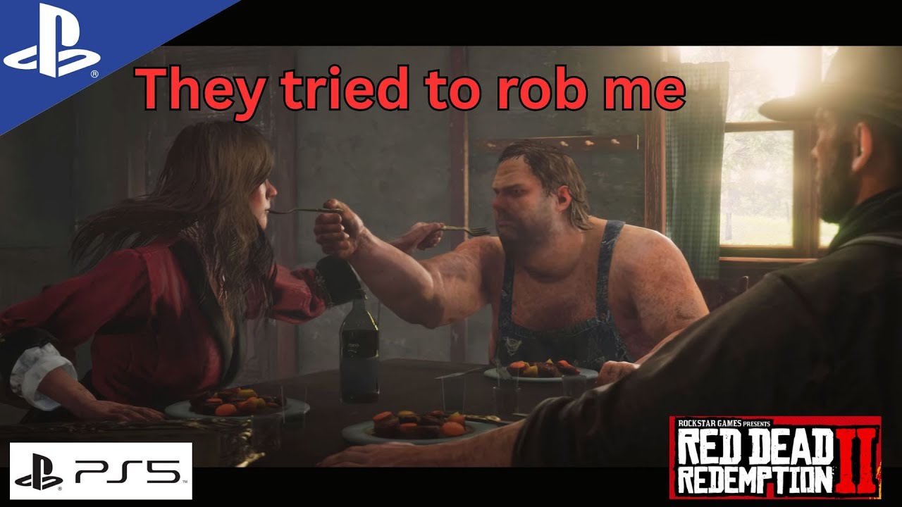 Red Dead Redemption 2 | They Tried to Rob Me | No Commentary | PS5