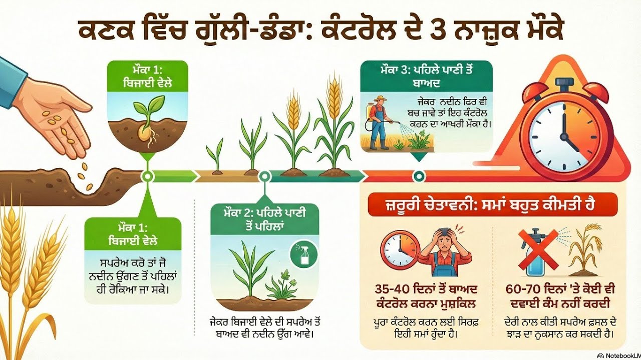#ਗੁੱਲੀ ਡੰਡੇ ਤੇ ਕਾਬੂ ਪਾਉਣ ਦੇ ਇਹ ਹਨ ਸਹੀ ਮੌਕੇ।