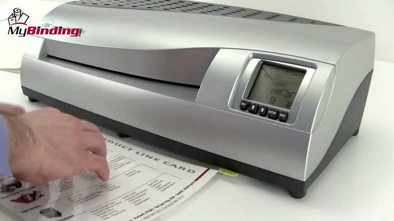 GBC HeatSeal H535 Turbo Pouch Laminator Demo