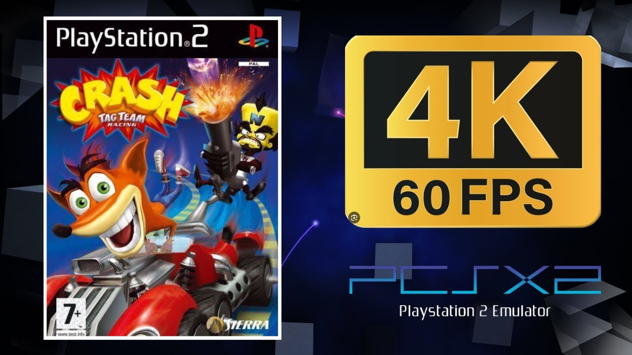 Crash Tag Team Racing | PS2 (PCSX2) | 4K UHD