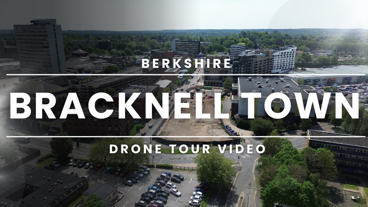 UK 🇬🇧 | Bracknell Town, Berkshire | Breathtaking 4K Drone Tour