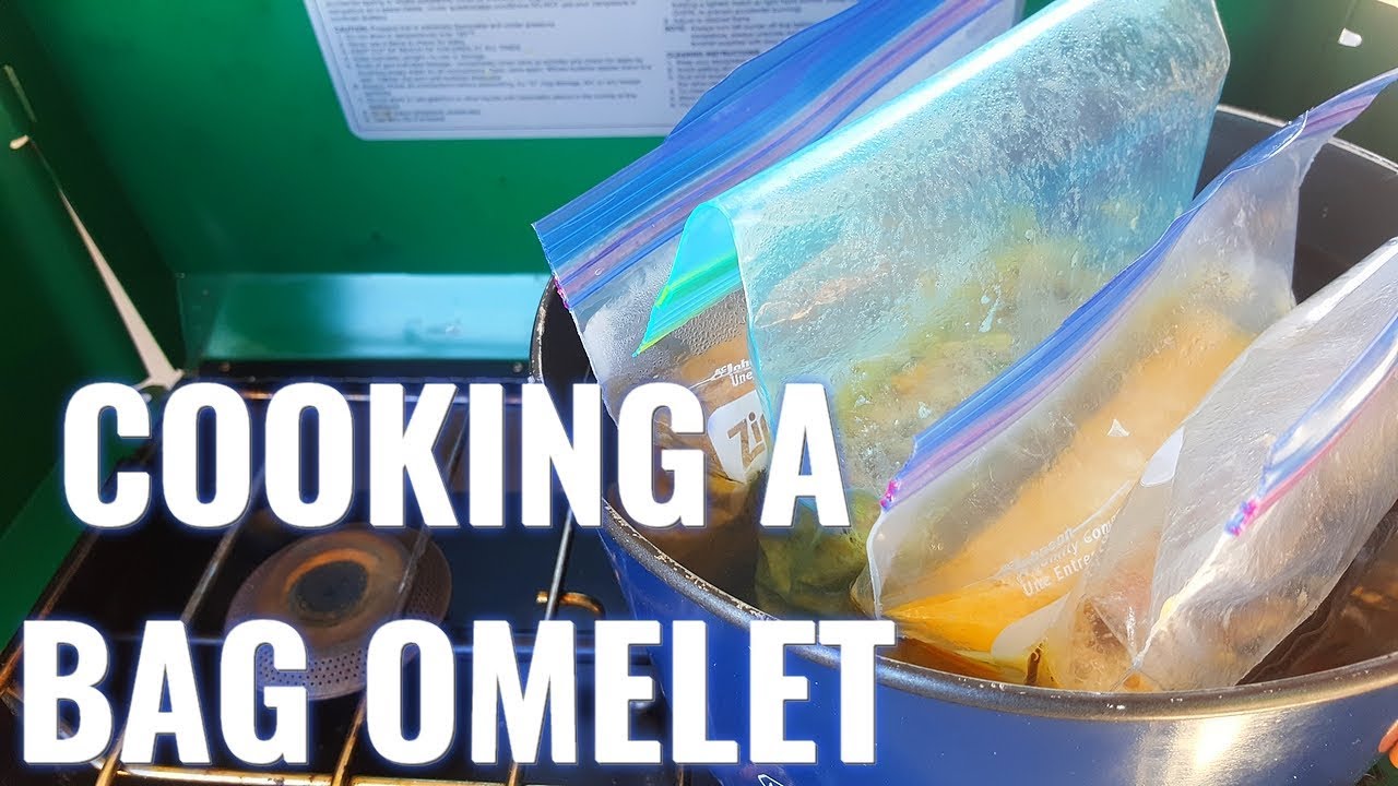 how to make an omelet in a bag cooking hack