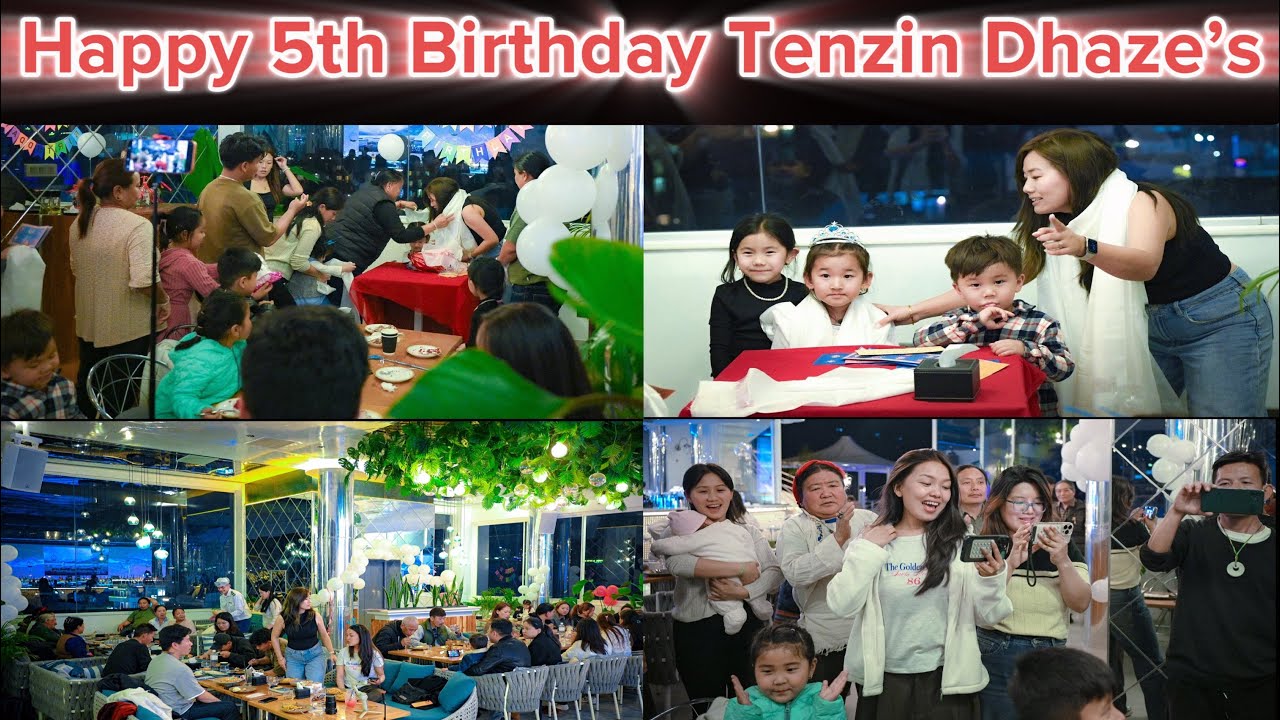 HAPPY 5th BIRTHDAY TENZIN DHAZE’S & LOBSANG DOLKER / BIRTHDAY PARTY / AT LAKESIDE TYPSI TUNA- FAMILY