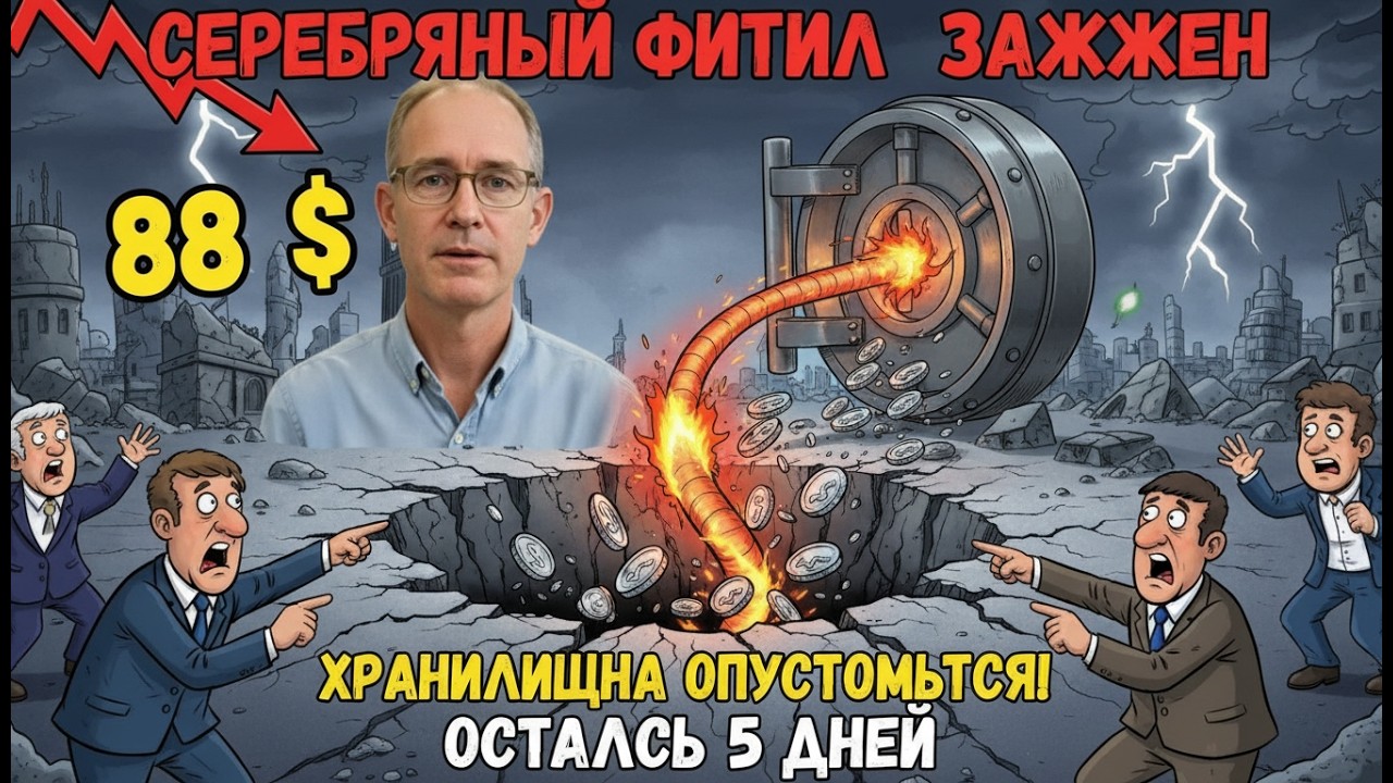 Почему серебро стоит 88 долларов и кто забирает физический металл из хранилищ CME?