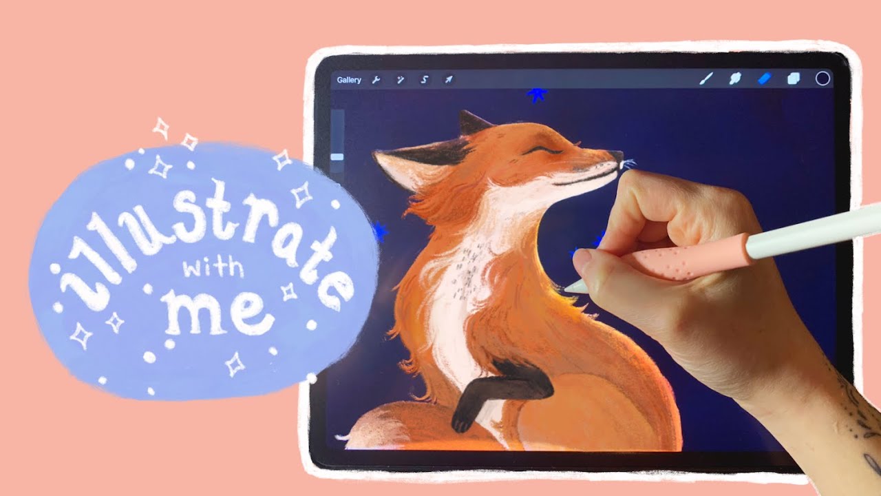 How I Illustrate with Procreate!