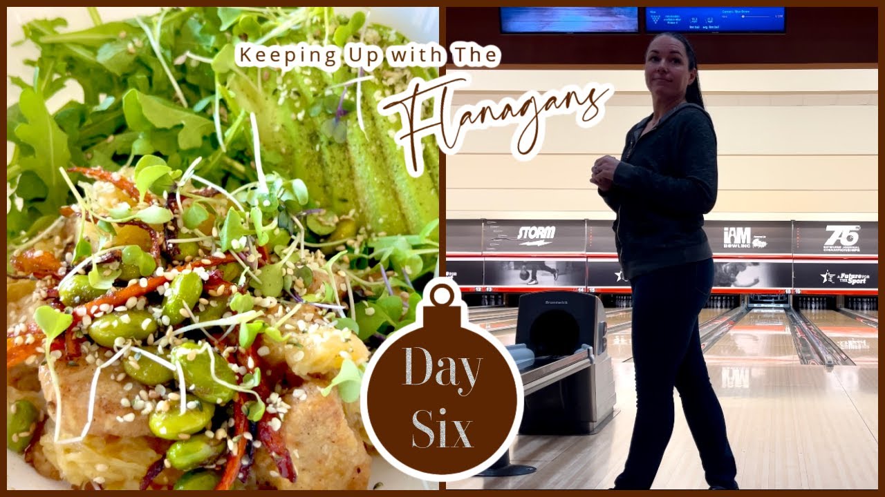 Bowling & Nate Cooks for Me! | Vlogmas Day Six