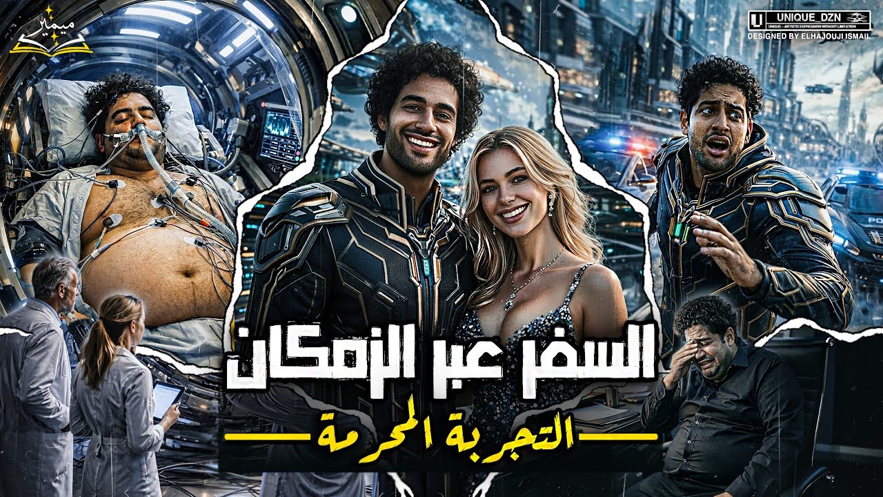 السفر عبر الزمكان ( التجربة المحرمة ) : قصة كاملة بالدارجة المغربية.