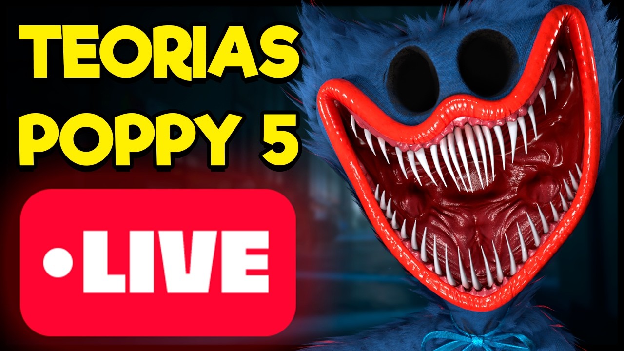 🔴TRAILER de Poppy Playtime 5! Análise e TEORIAS AO VIVO! Vem deixar a sua