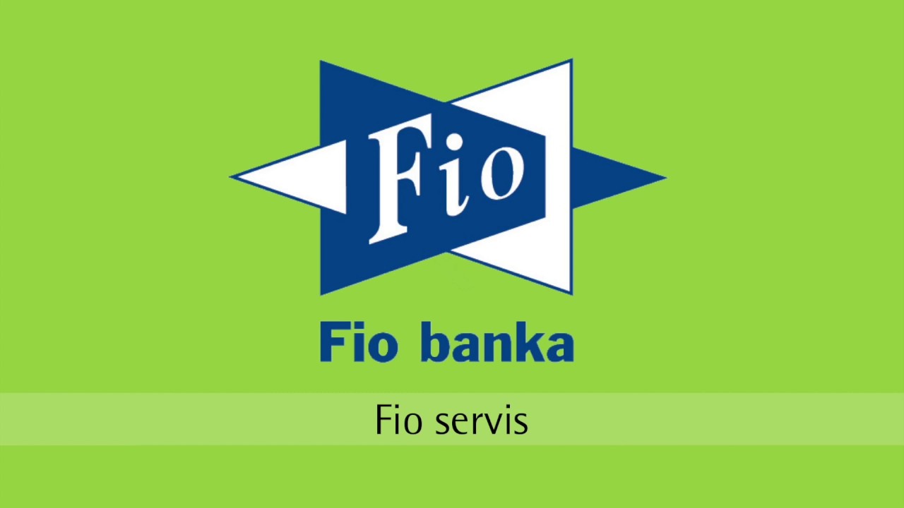 Fio Internetbanking - Fio servis