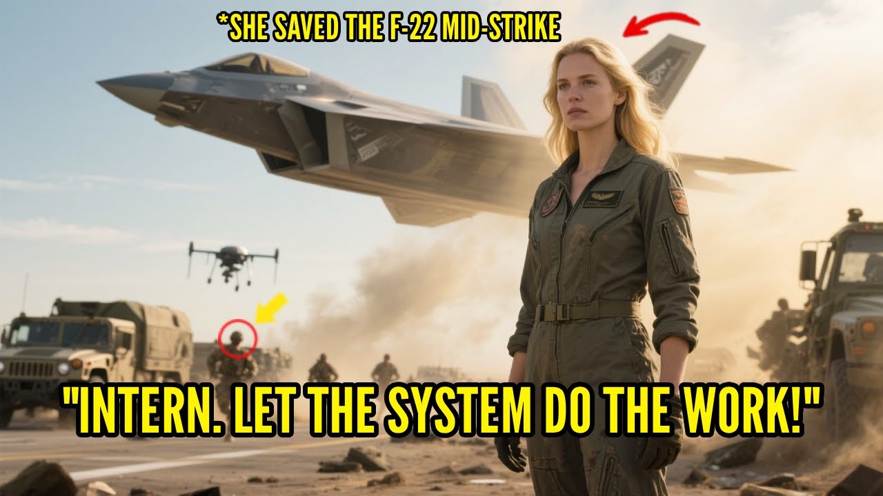A Simple Woman Was Mocked at the Air Drill — Then She Saved the F-22 Mid-Strike