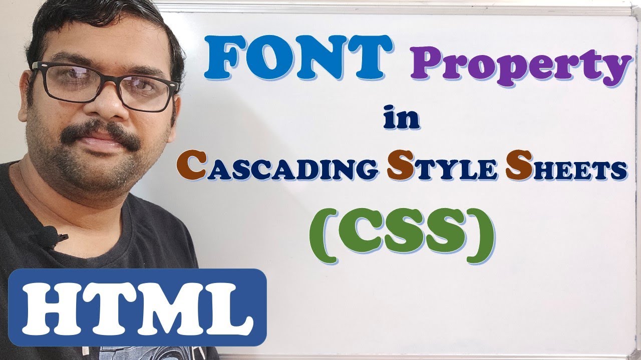 FONT PROPERTY IN CSS - HTML