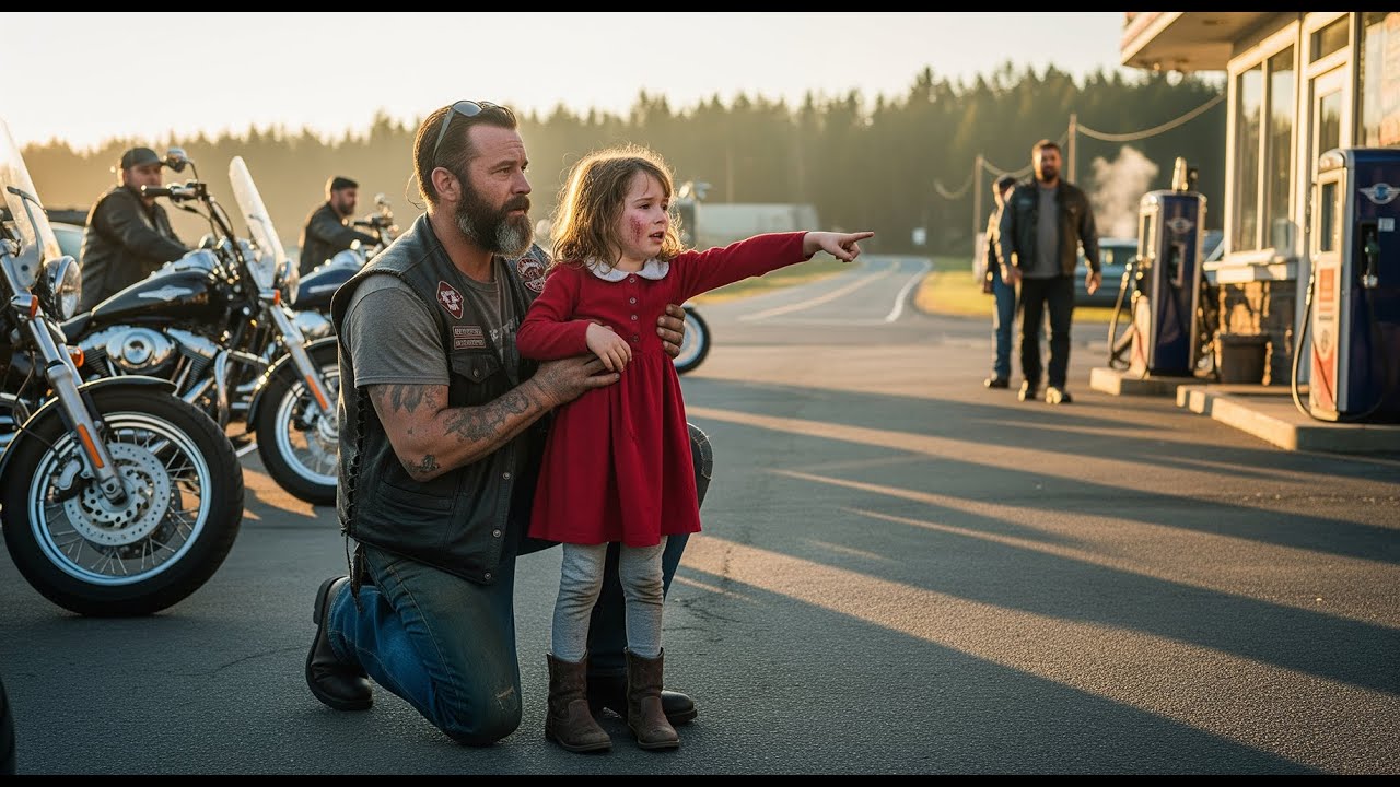 Little Girl Runs to Hell's Angels for Help - What Happened Next Will Shock You