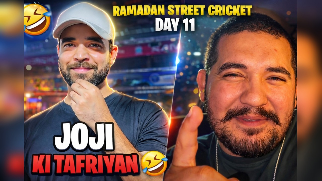 Joji Ki Tafriyan Ka Hungama! Ramadan Street Cricket Day 11 – Pet Mein Dard 😂😭