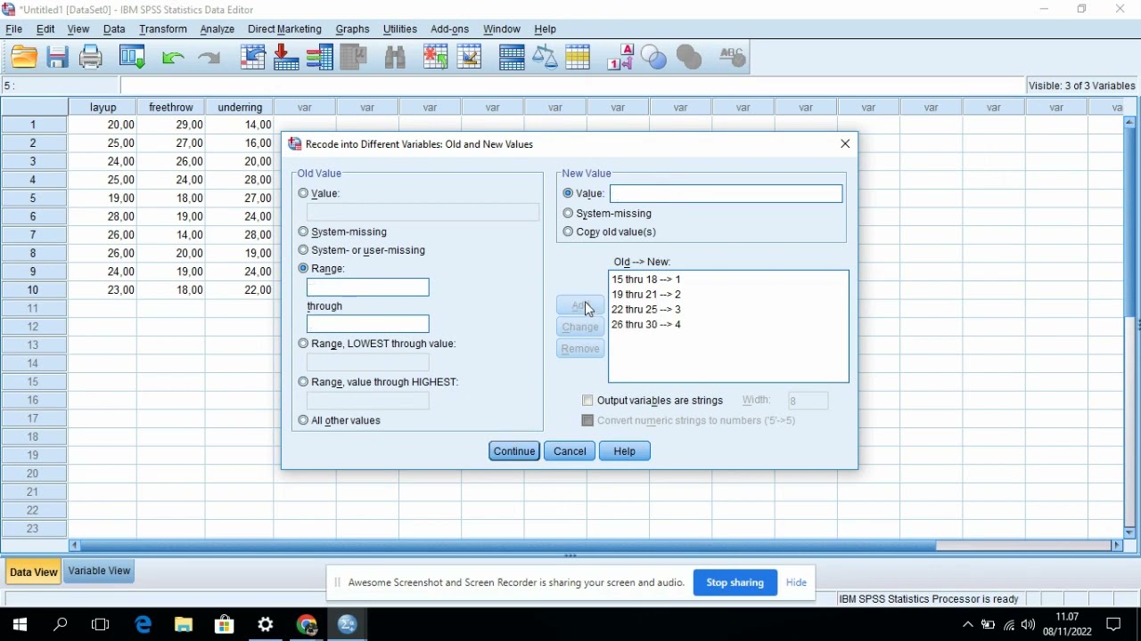 (TUTORIAL SPSS) KATEGORISASI DATA