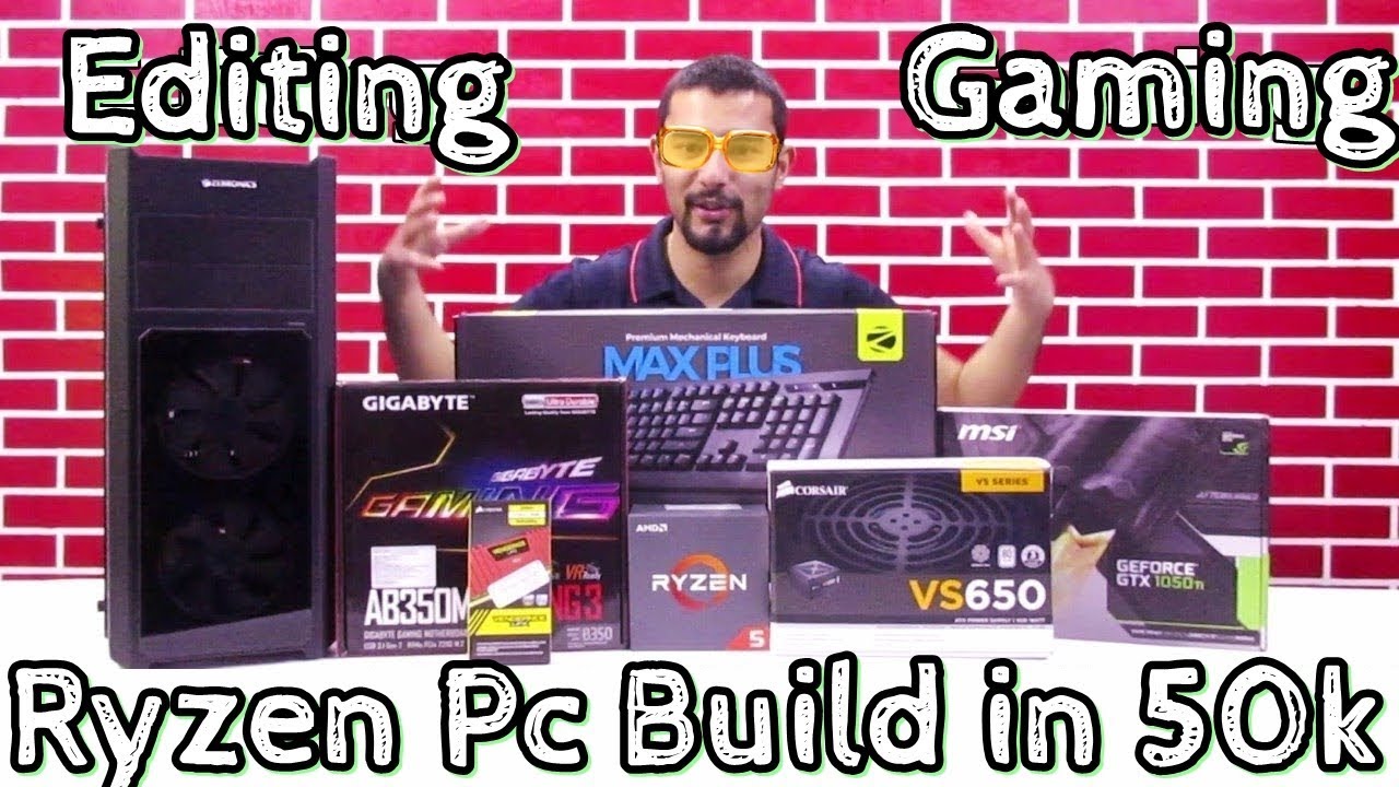 50000rs Gaming & Video Editing Pc Build India Hindi