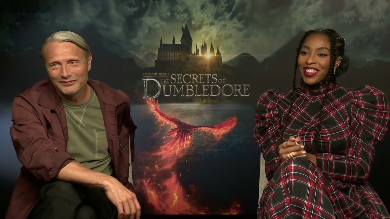 FB Secrets of Dumbledore Interview: Mads Mikkelsen Jessica Williams