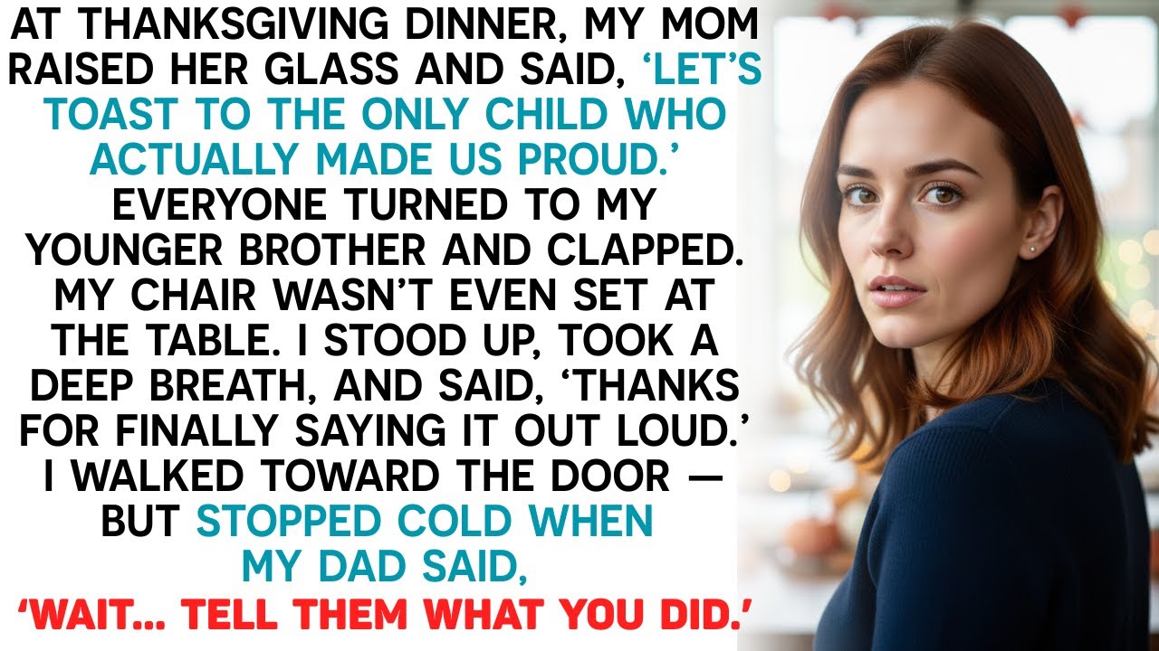 At Thanksgiving Dinner, My Mom Raised Her Glass And Said, ‘Let’S Toast To...’