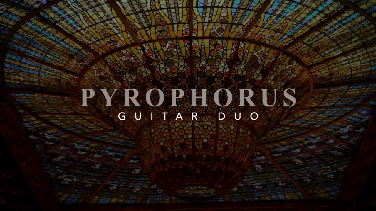 At Palau de la Música Catalana PYROPHORUS GUITAR DUO  (BARCELONA 2017)