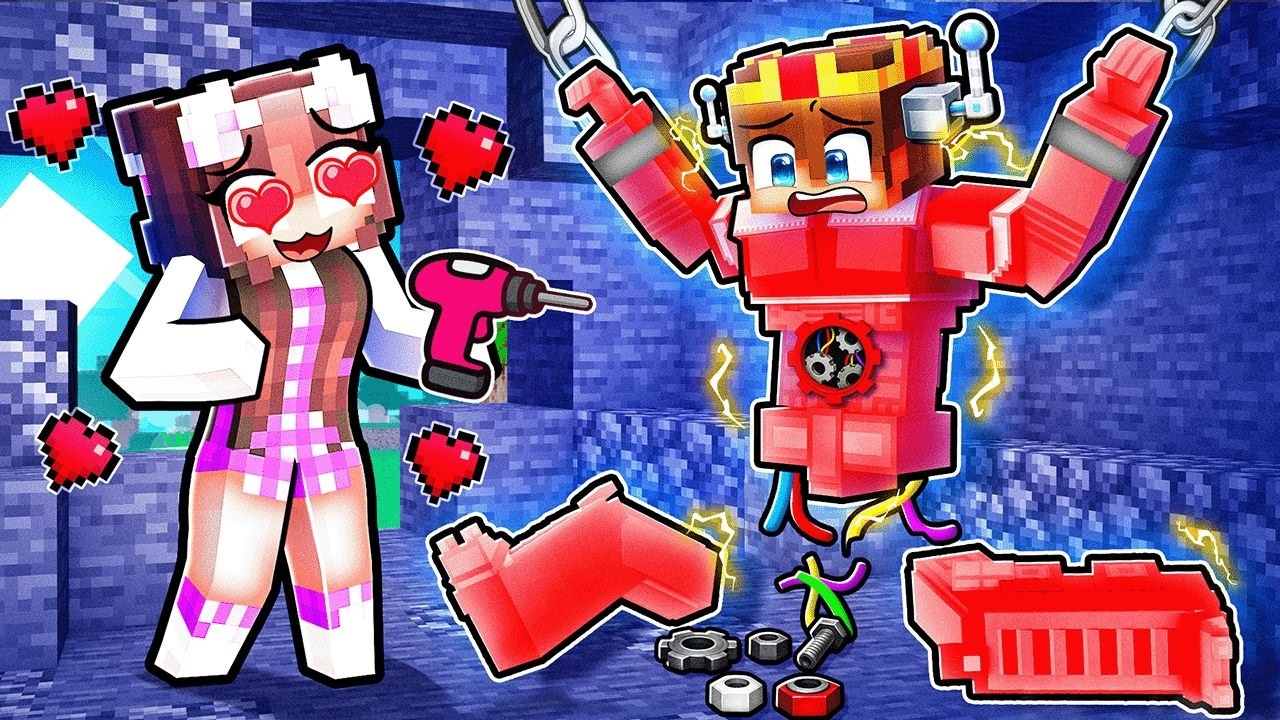 Semlaki TRANSFORMER und VERRÜCKTES Fan Mädchen Liebesgeschichte in Minecraft