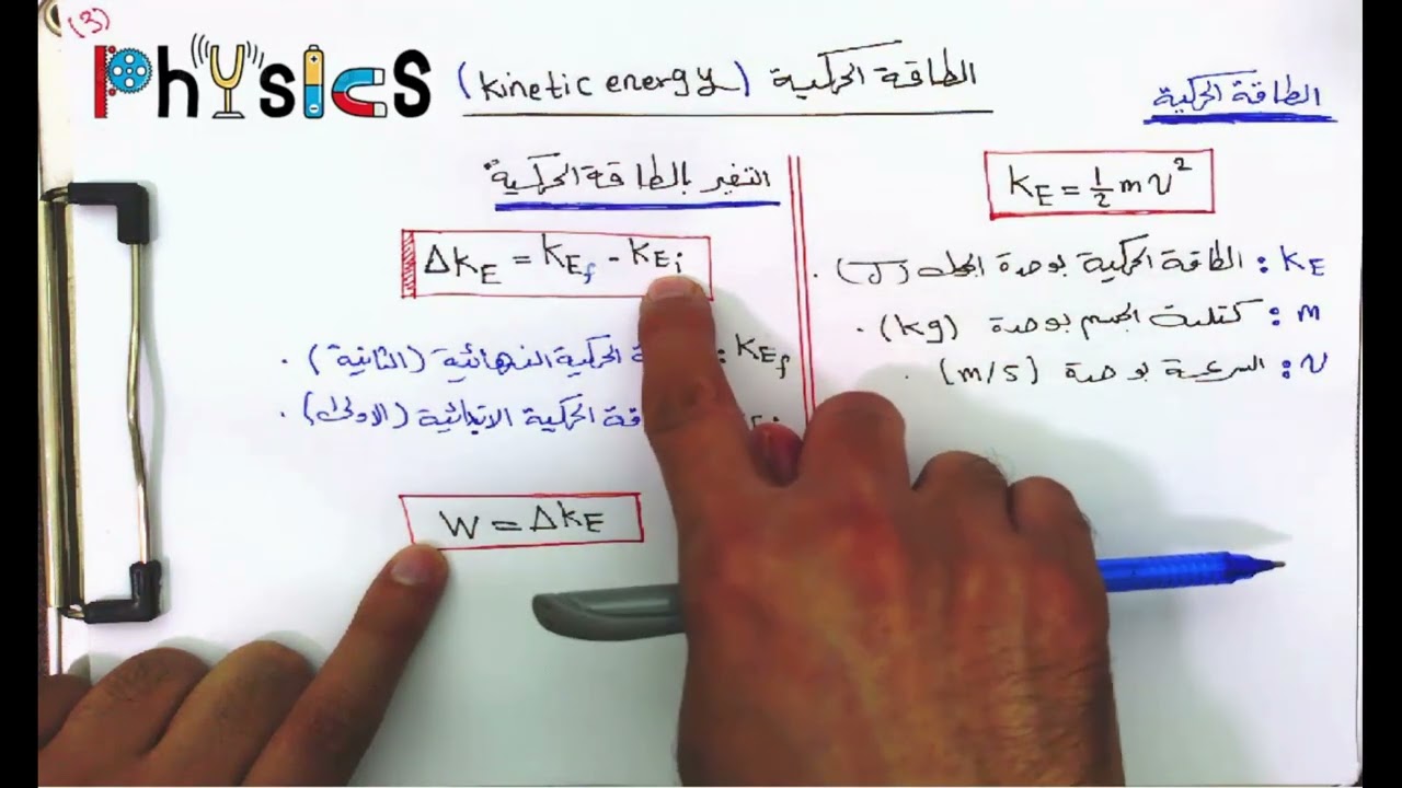 شرح قوانين الفصل الخامس ( بالتفصيل ) | فيزياء الخامس علمي