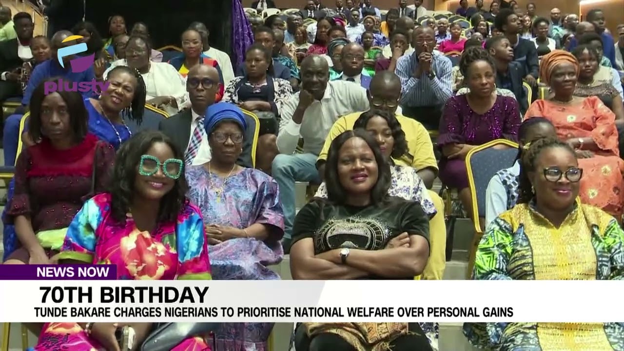 70th Birthday Tunde Bakare Charges Nigerians To Prioritise National Welfare Over Personal Gains
