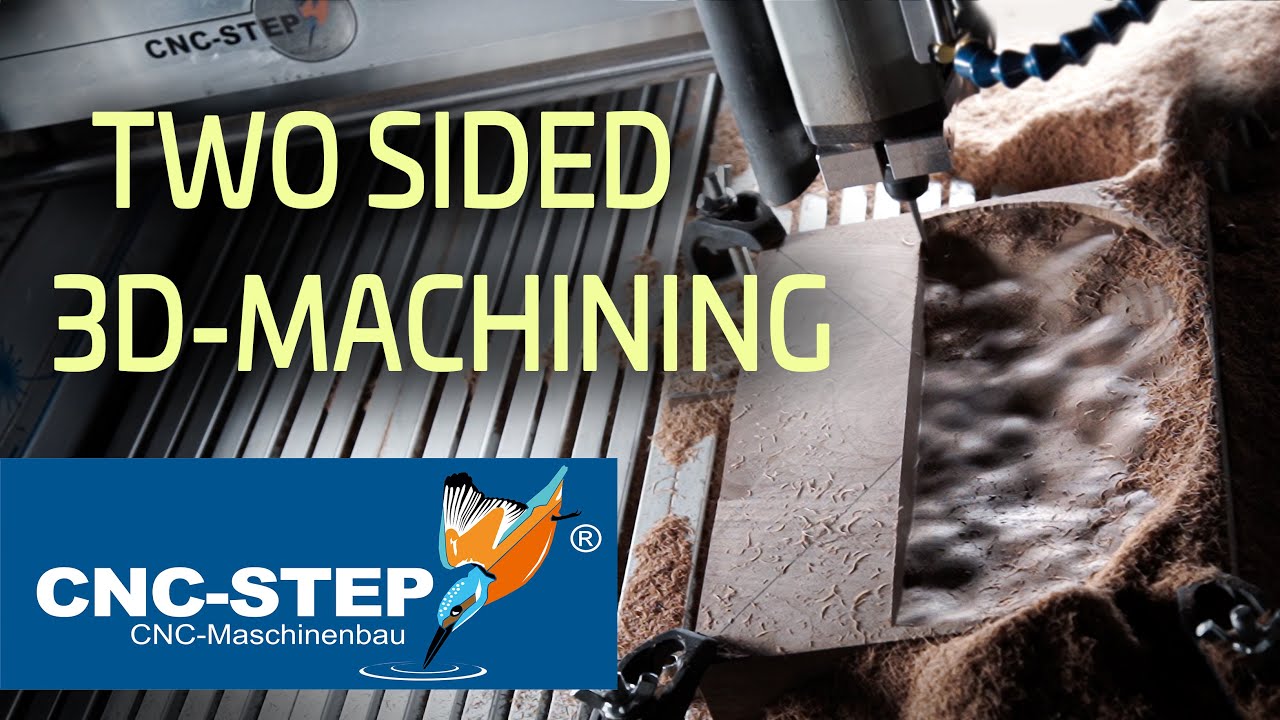 CNC-STEP | CNC Two Sided 3D Machining - Carving Wooden Bowl