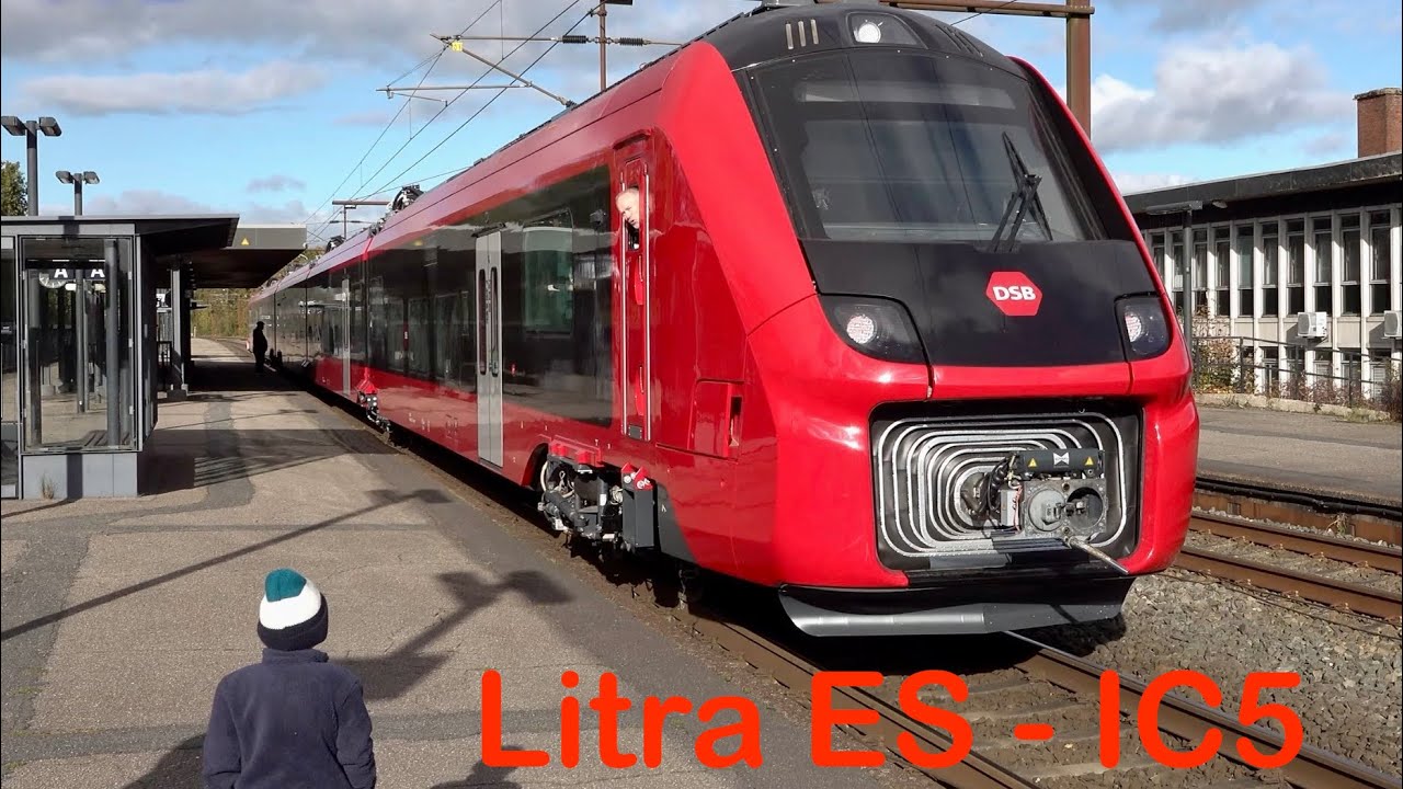 DSB's nye IC5 Tog Litra ES på sine første testkørsler