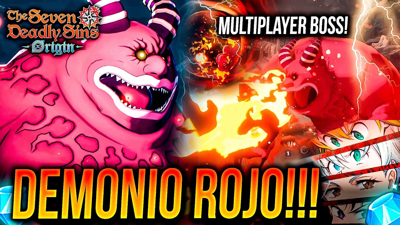 DEMONIO ROJO BOSS EN MULTIPLAYER!!! 🔥 MODO COOPERATIVO ONLINE BETA! 🙂 | Seven Deadly Sins: Origin