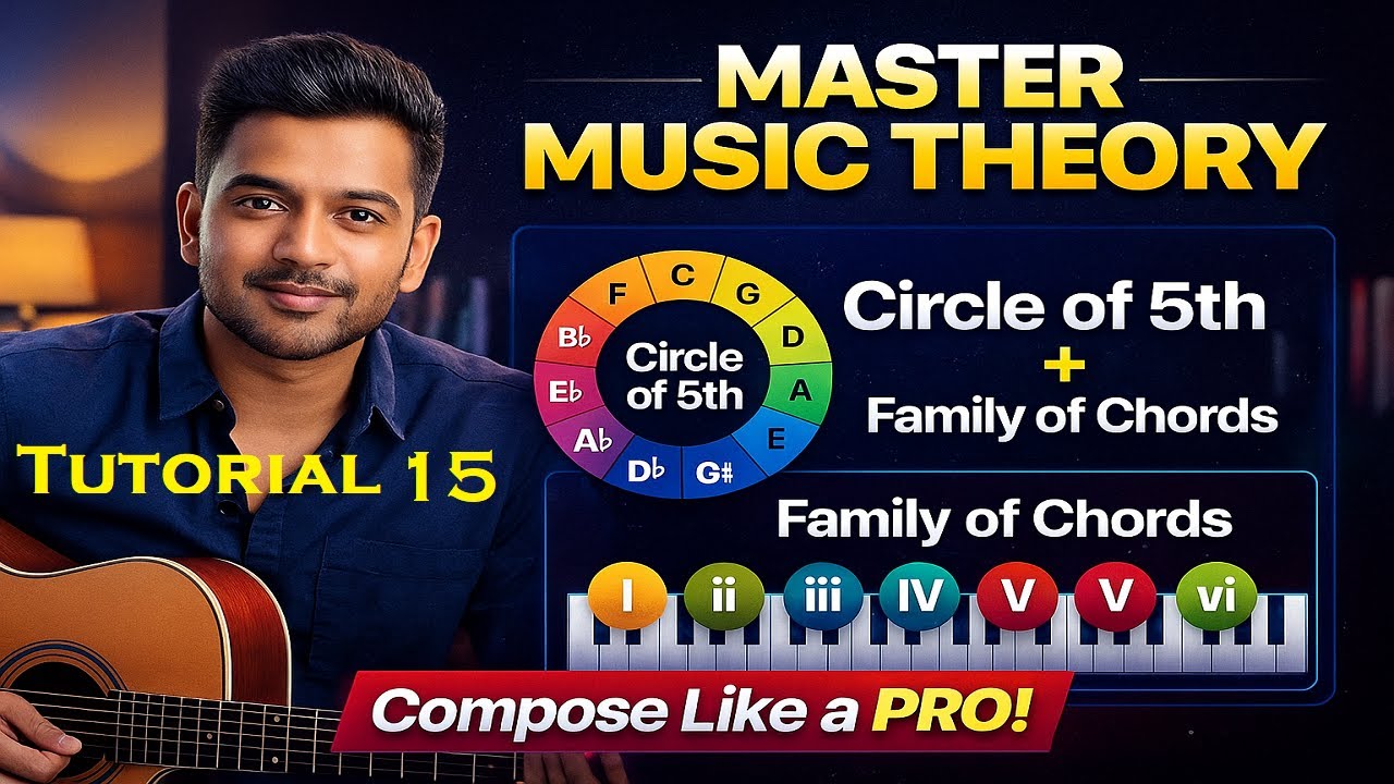 Learn MUSIC COMPOSITION | Circle of 5th | Family of Chords – Complete Beginner to Pro Guide