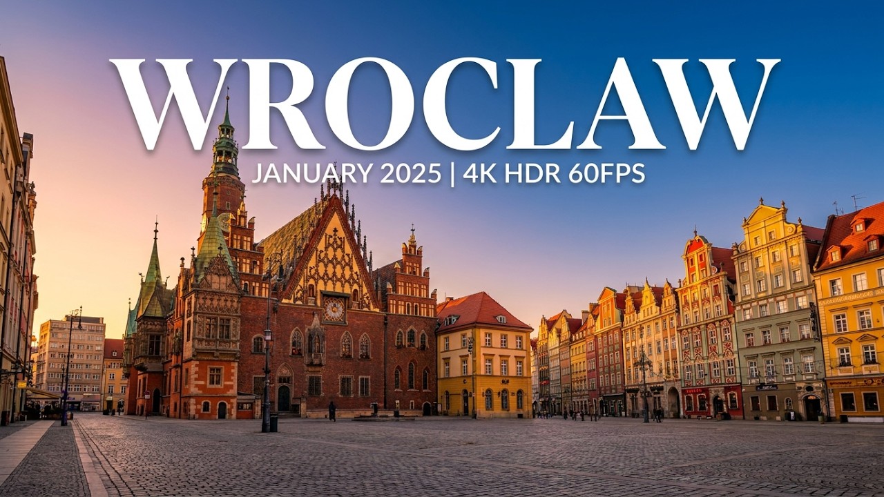 Wroclaw | Poland 🇵🇱 | January 2025 | 4K HDR 60FPS