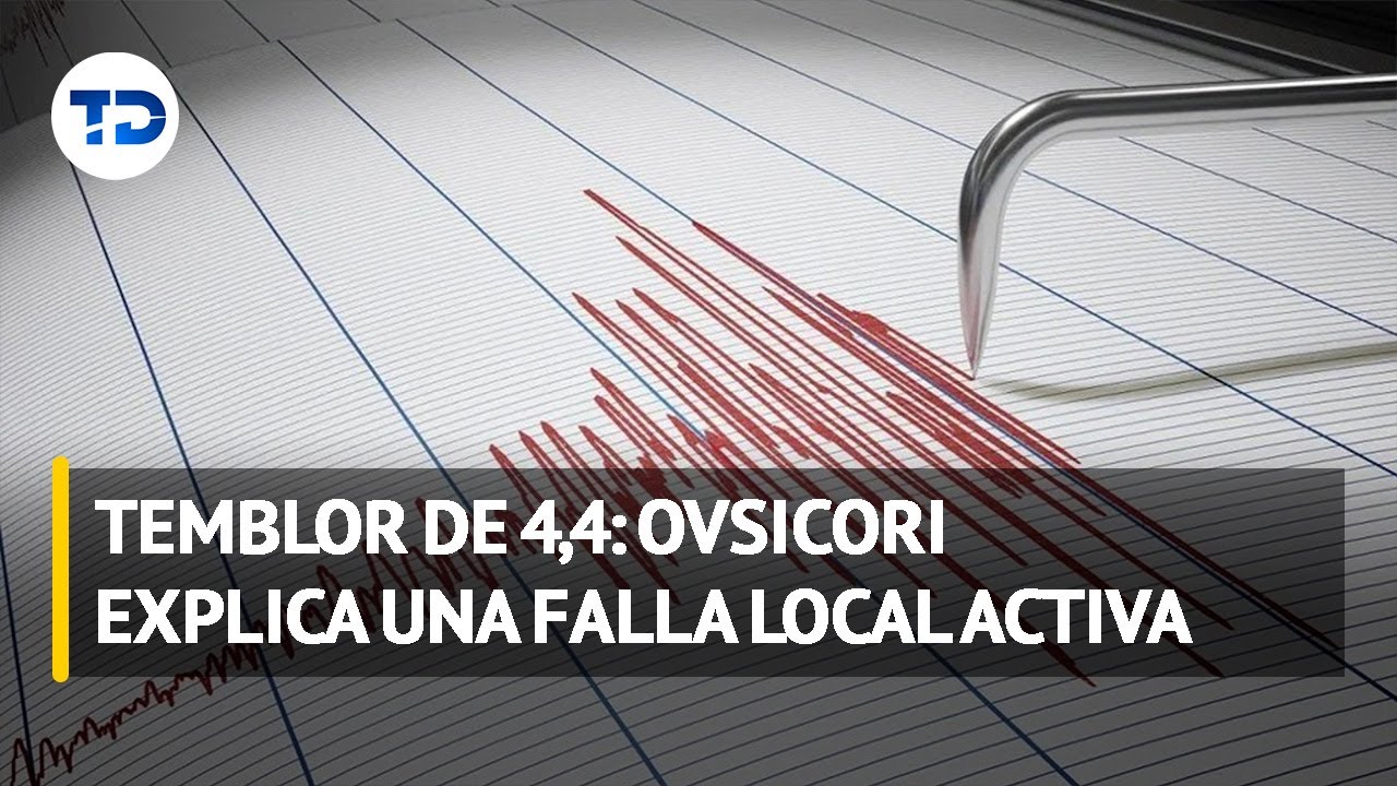 Sismo en San José solo provocó seis réplicas