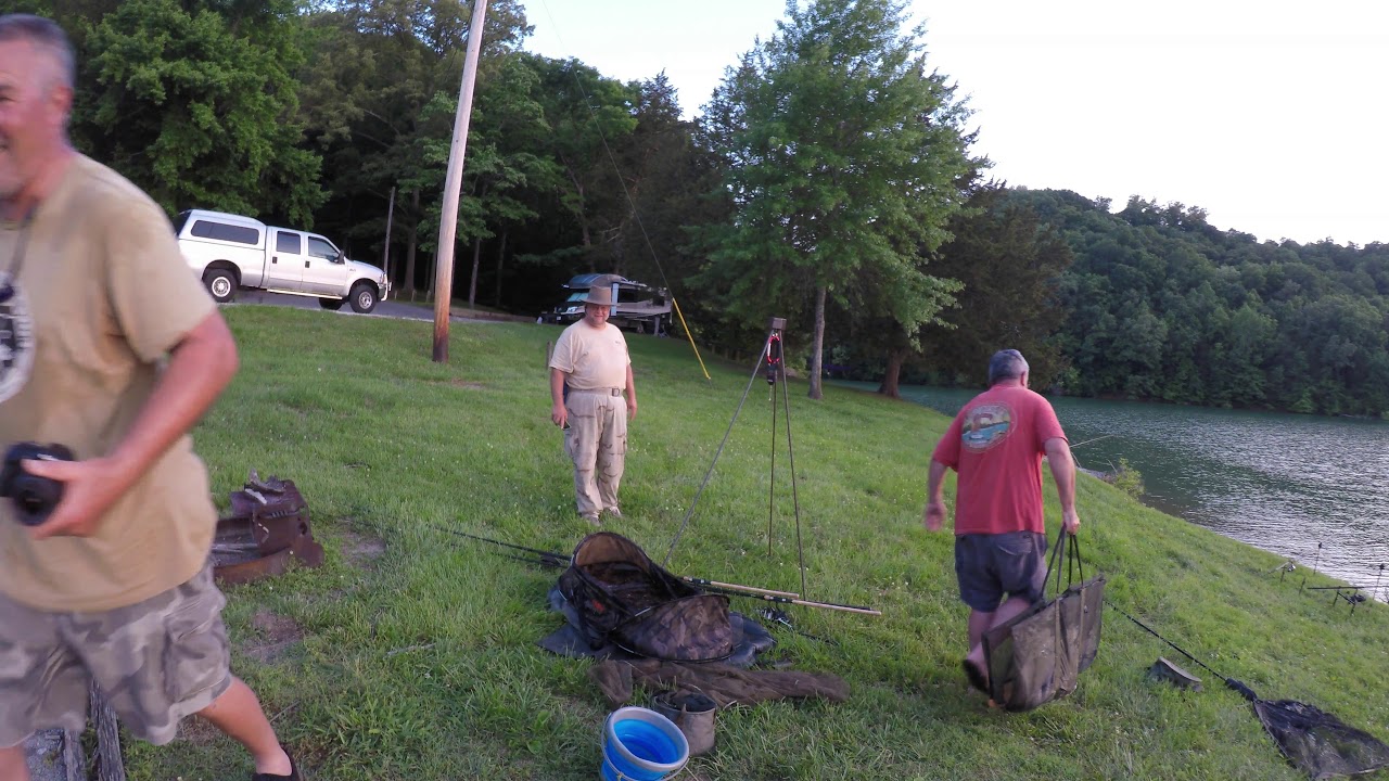 Dale Hollow TN Carp fishing and camping at Obey River Campground