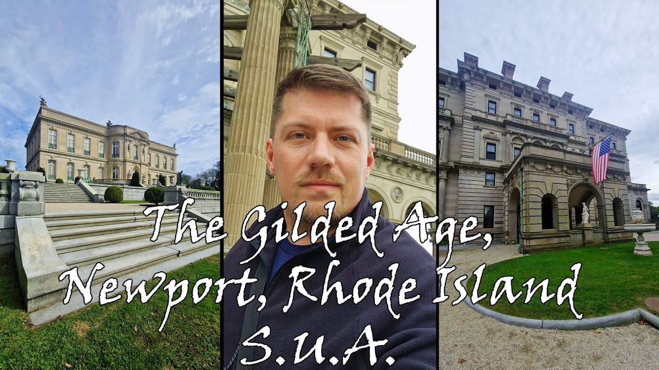 Casă de 200 MILIOANE $!🏰Am vizitat palatele filmate în THE GILDED AGE(HBO) din Newport, Rhode Island
