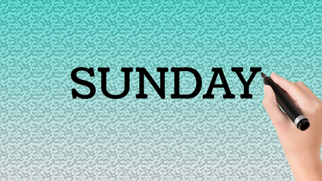 Sunday Monday Tuesday Spelling Writing For Beginners | days of the week | Sunday to Saturday.
