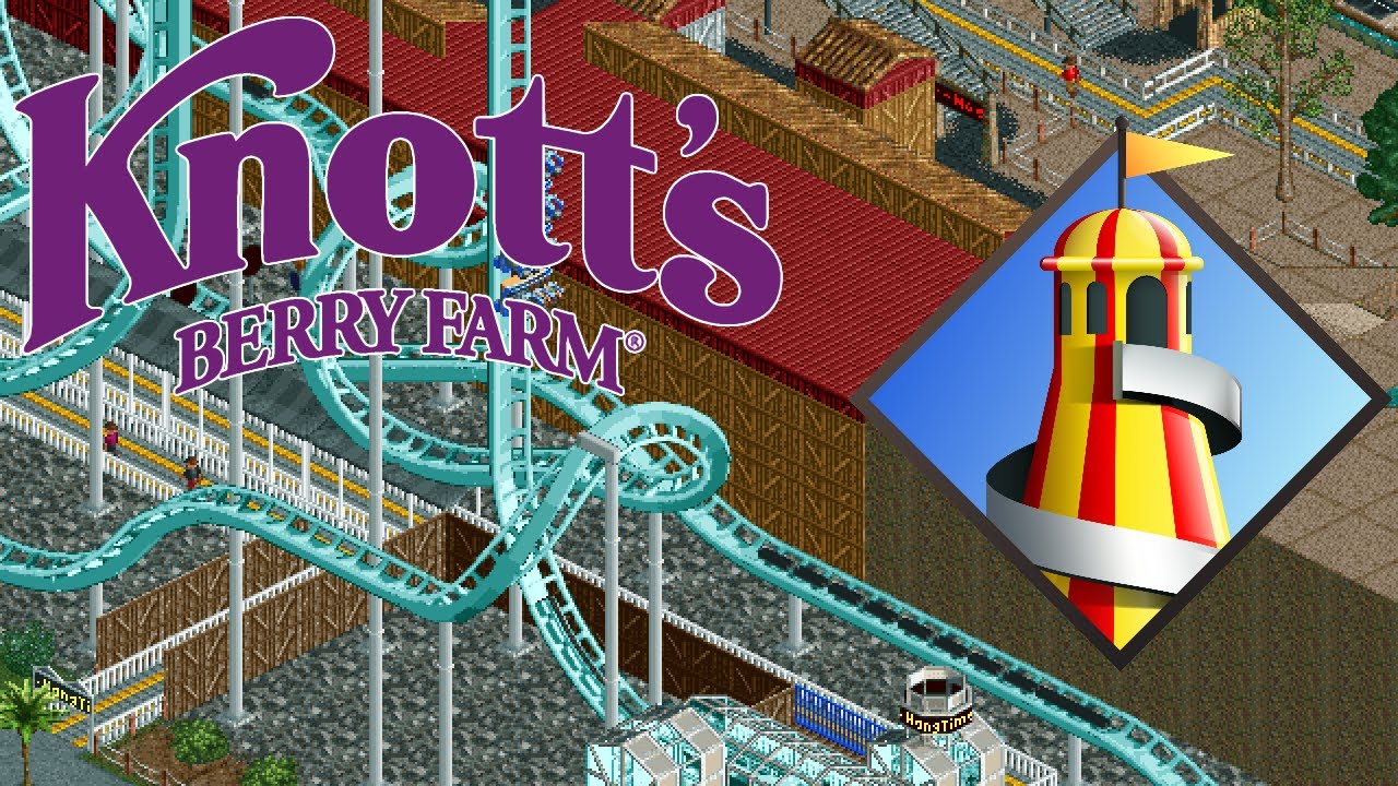 Knott's Berry Farm in Open RollerCoaster Tycoon 2