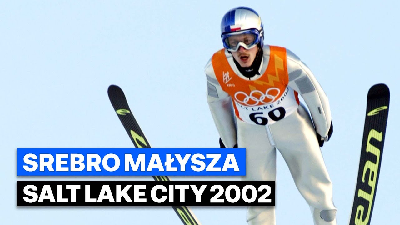 Skok Adama Małysza po SREBRNY MEDAL na IO w Salt Lake City w 2002 roku!