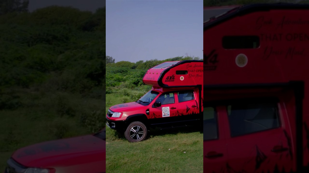 Tata Yodha 4x4 ➤ First Look at India&rsquo;s most loaded Caravan,Reveal Drops @5 PM! #motorhomeadventures
