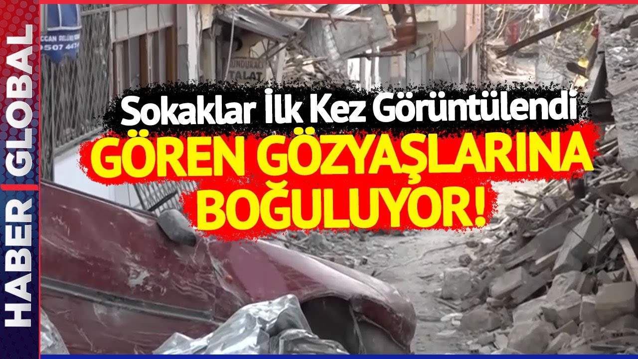 Binlerce Yıllık Tarih Yerle Bir Oldu! İşte Antakya Sokaklarının Son Hali!