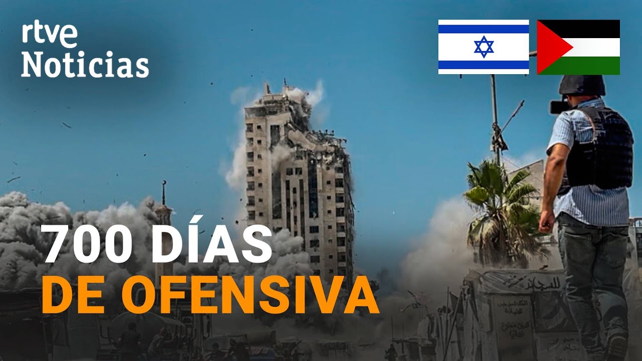GAZA: Hamás publica un VÍDEO con DOS REHENES israelíes e ISRAEL dice que ocupa el 40% de la CAPITAL