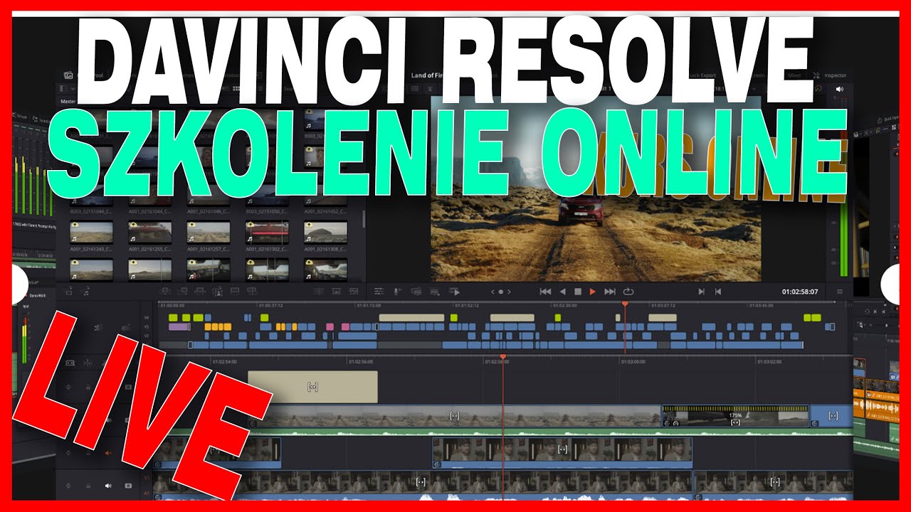 DAVINCI RESOLVE - Kurs online