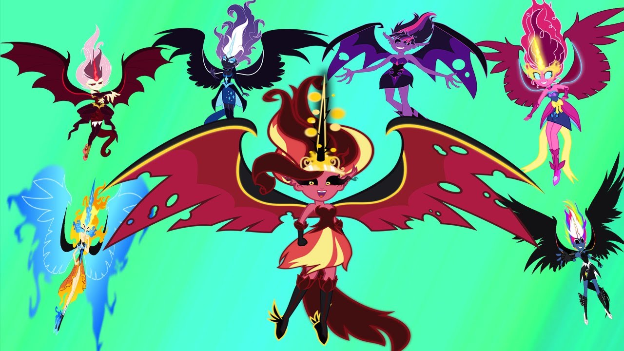 MLP EqG Transformation into Midnight Forms| Season 2