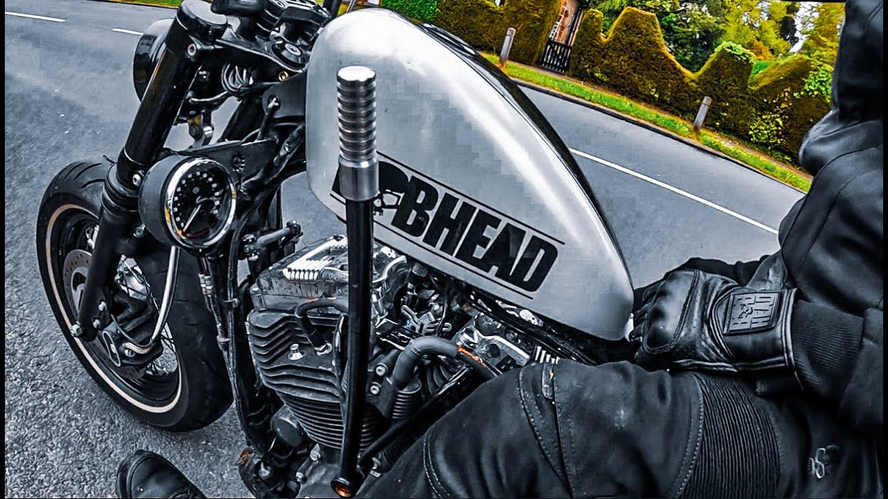 Первый раз езжу на 48-дюймовом HARLEY Sportster Jockey/Side Shifter