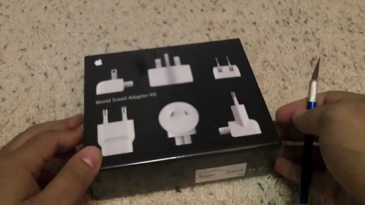 Silent Unboxing: Apple World Travel Kit (ASMR)