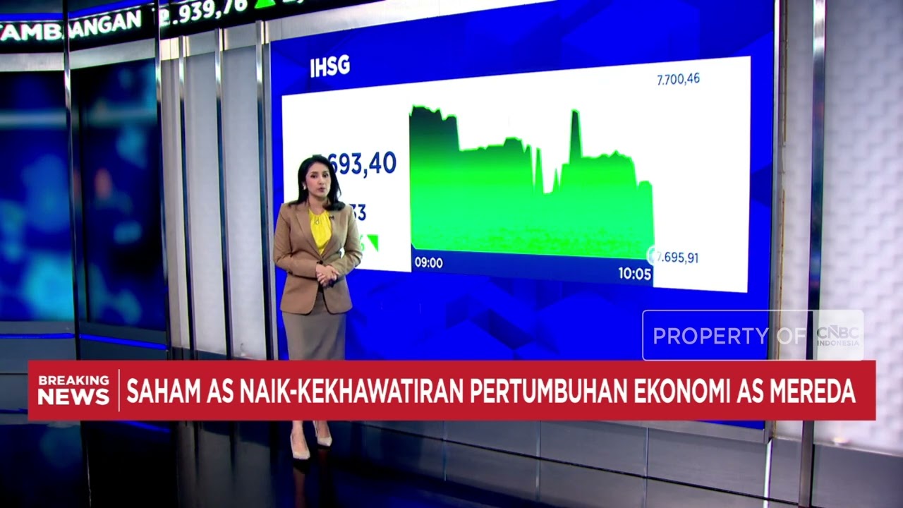 IHSG Bangkit, Menguat Hingga 2% ke Level 7.700