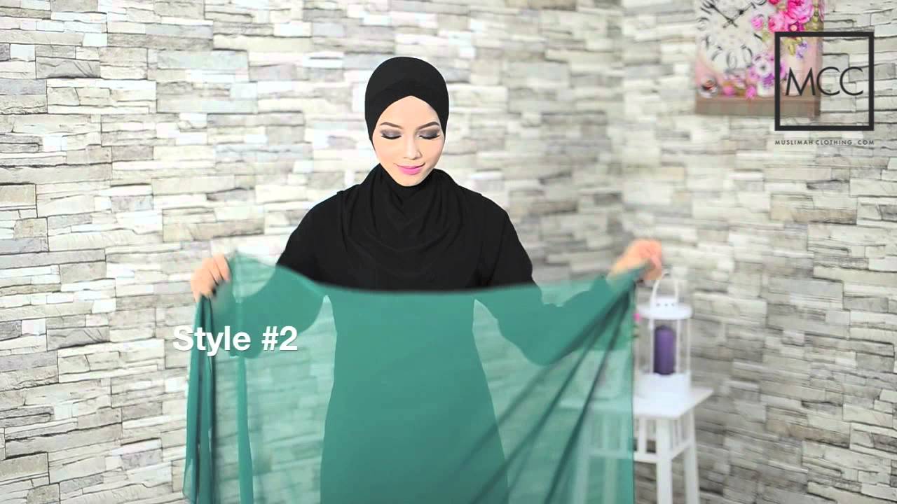 Tutorial Tudung - Tudung Clara Chiffon by MuslimahClothing.com